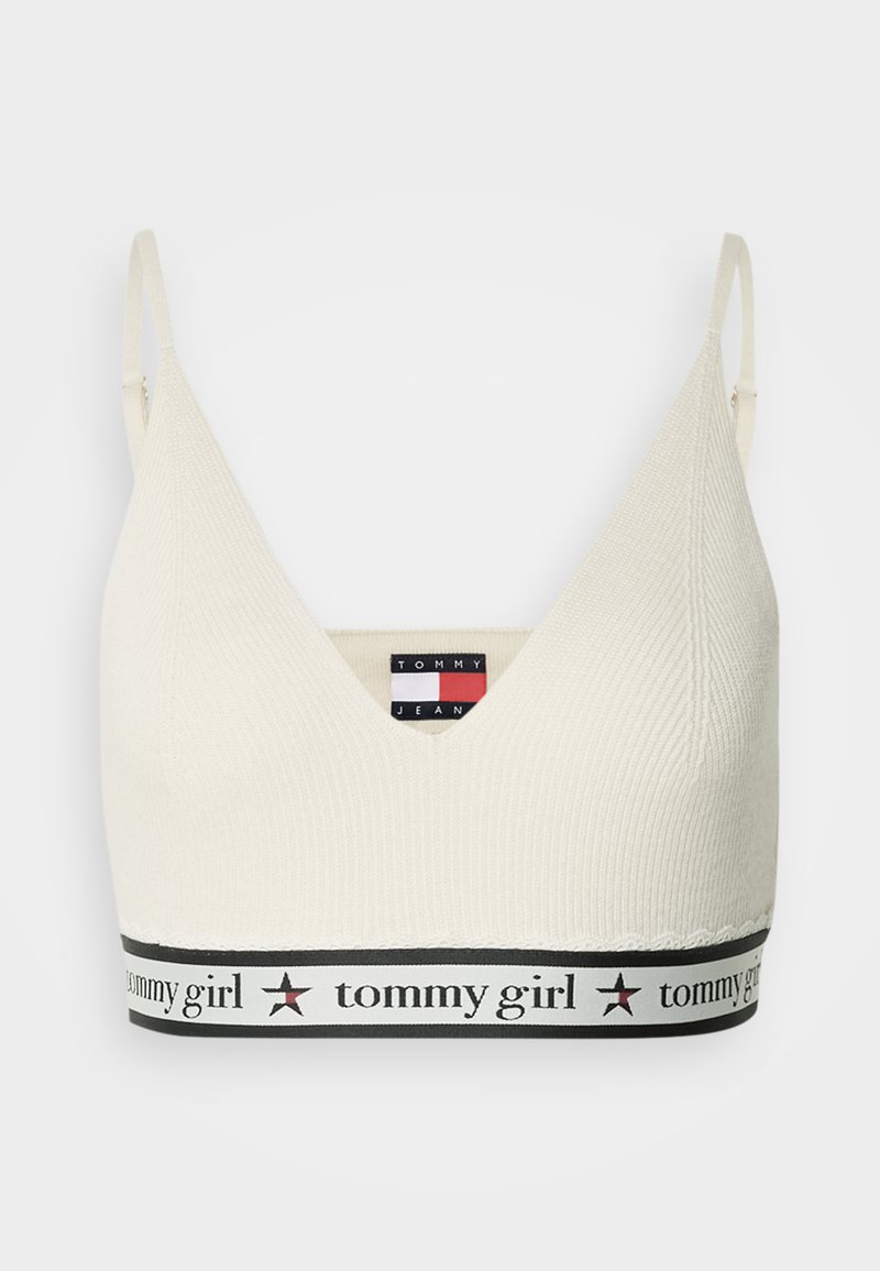 Tommy Jeans Top crème Tommy Jeans Top crème