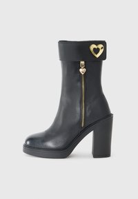LUCKY LOVE - Členkové čižmy na vysokom opätku - black