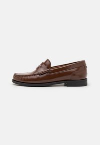 BOSS - LYCIA - Belebújós cipők - medium brown Miniatűr kép 1
