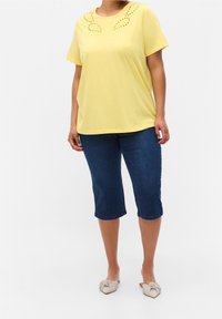 Zizzi Farkkushortsit - dark blue