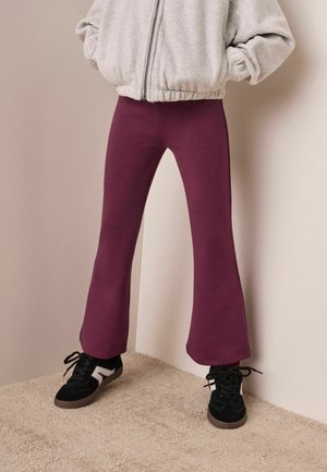 Next, REGULAR FIT - FOLDOVER SUPERSOFT KICKFLARE LEGGINGS - Leggings - berry pink