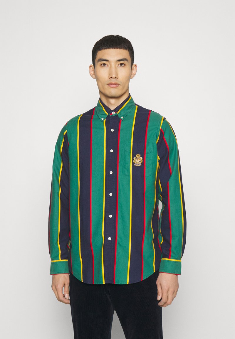 Polo Ralph Lauren LONG SLEEVE SPORT Shirt green/blue/green
