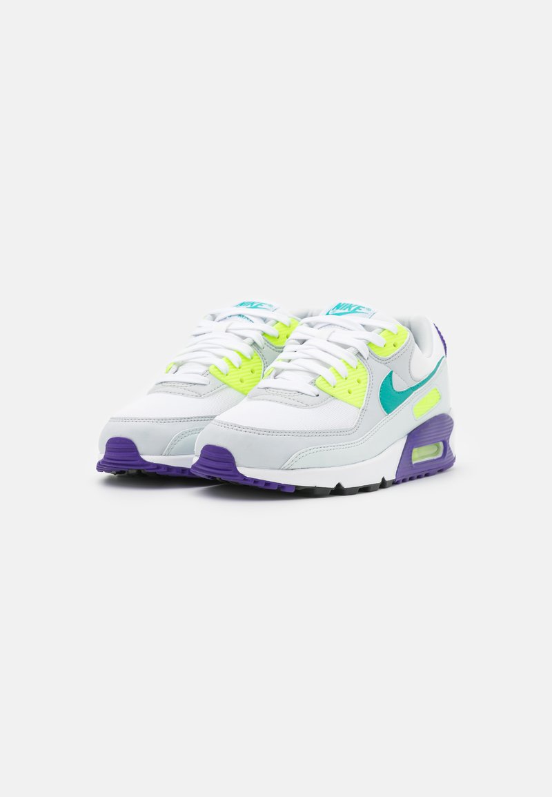 La nuestra Personas mayores Discriminar Nike Sportswear AIR MAX 90 - Zapatillas - white/washed teal/offwhite/pure platinum/electro purple/volt glow/blanco - Zalando.es La nuestra Personas mayores Discriminar Nike Sportswear AIR MAX 90 - Zapatillas - white/washed teal/offwhite/pure platinum/electro purple/volt glow/blanco - Zalando.es