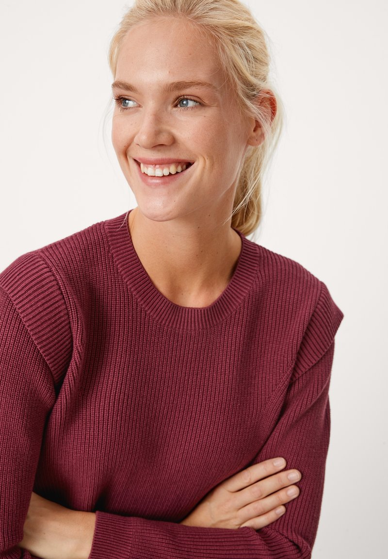 Damen Strickjacken | s.Oliver Strickpullover bordeaux - ZD18360 Damen Strickjacken | s.Oliver Strickpullover bordeaux - ZD18360