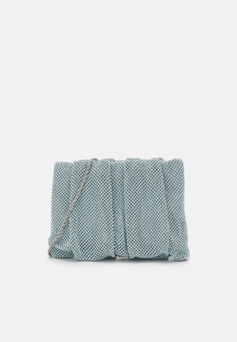 Loeffler Randall CRYSTAL GATHERED FLAT - Carteira de mão - blue