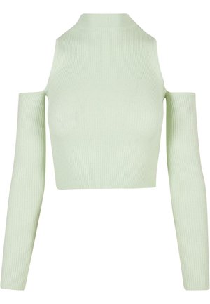 Urban Classics CUT OUT - Long sleeved top - lightmint