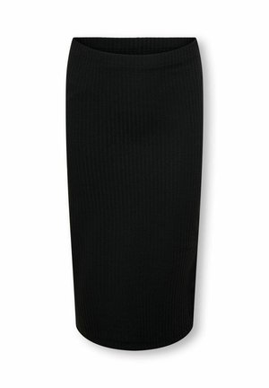 ONLY GIRLS KOGNELLA LONG SIDE SLIT - Jupe longue - black