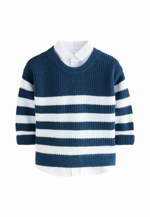 MOCK - Jersey de punto - navy stripe