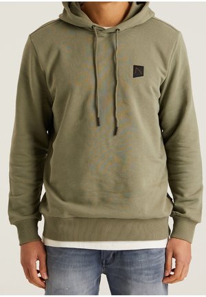 Felpa con cappuccio - green