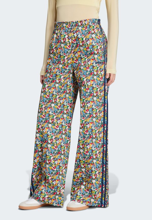 LIBERTY LONDON WIDE TRACK PANTS - Trousers - multicolor night indigo