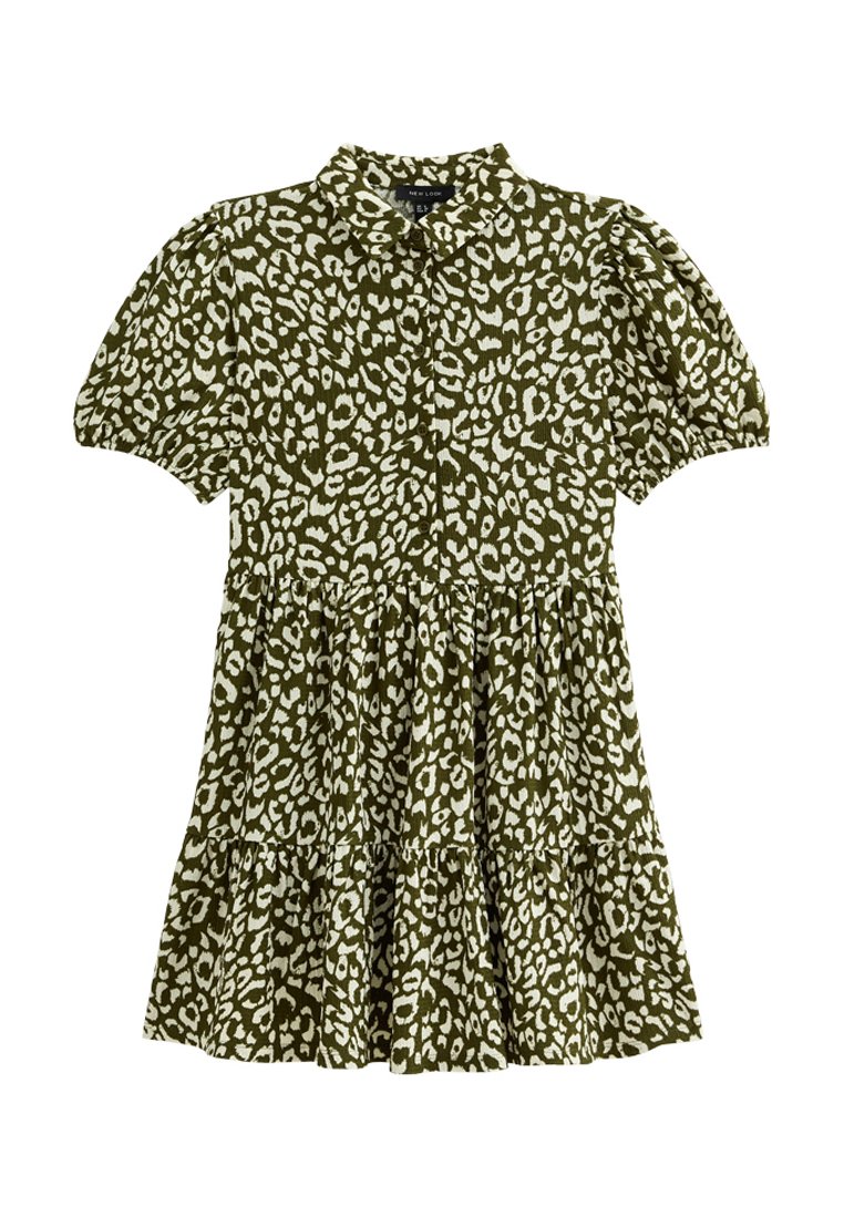 New Look Blousejurk groen gemêleerd