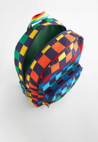 Little Bird RAINBOW REGULAR FIT - Šolska torba - navy checkerboard bag