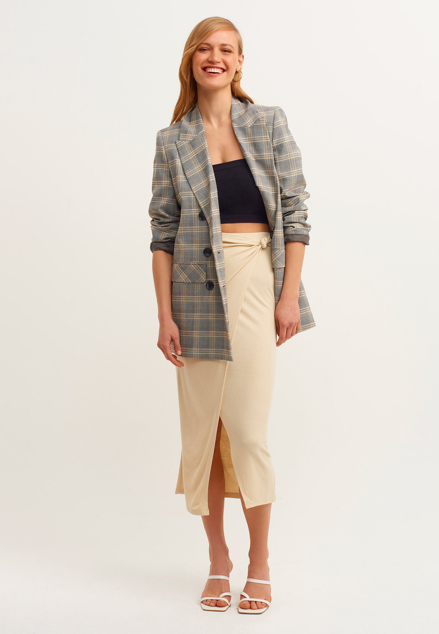 Femme Jupe portefeuille Femme Jupe portefeuille