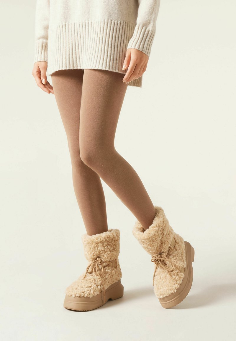 Calzedonia ULTRA THERMAL OPAQUE - Strumpfhose - hautfarben nude elixir caramel