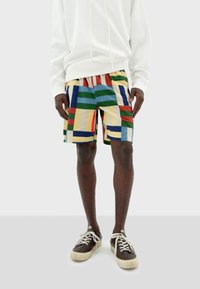 Thinking Mu - HENRY - Pantaloni sportivi - pale yellow Immagine in miniatura 1
