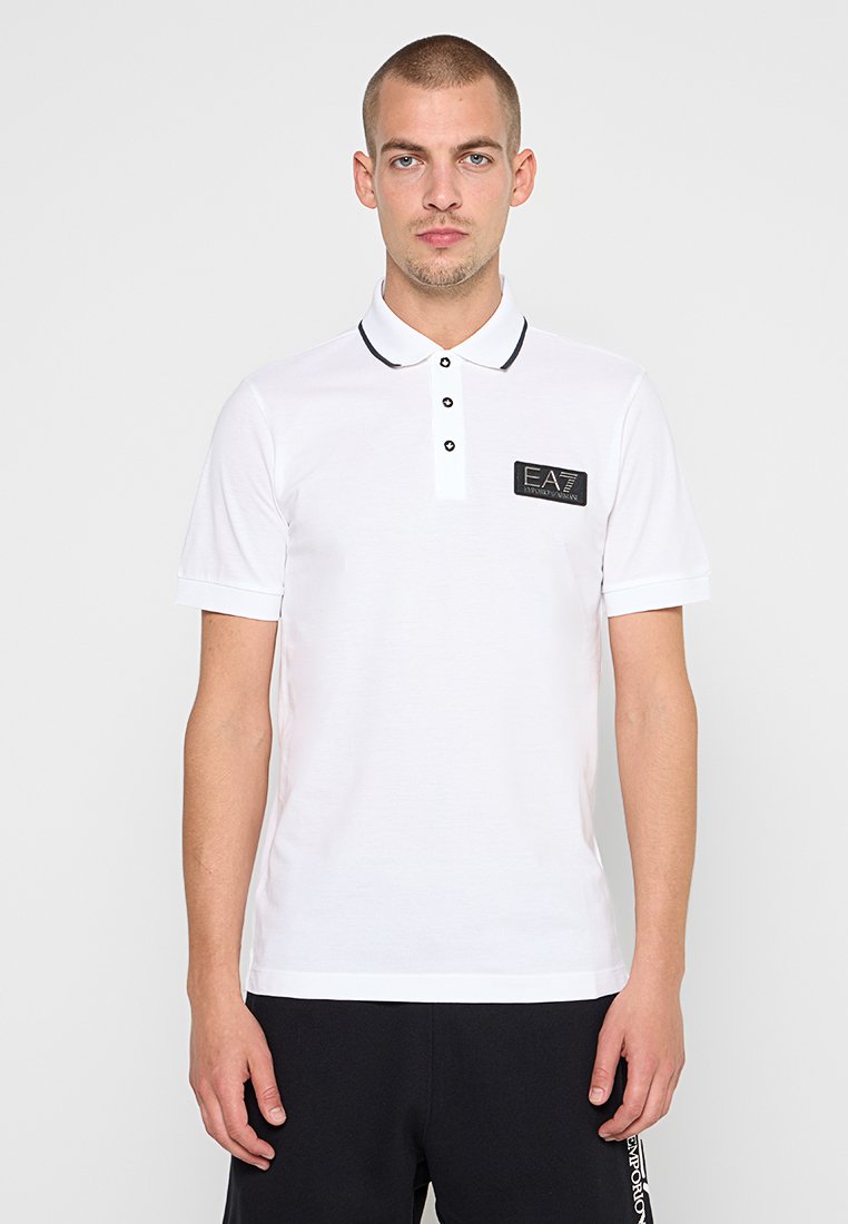 EA7 Emporio Armani Poloshirt wit EA7 Emporio Armani Poloshirt wit