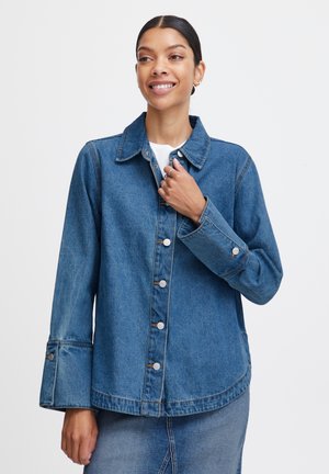 b.young BYKITTA  - Camicia - mid blue denim