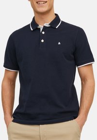 Jack & Jones  SLIM FIT ciemnoniebieski