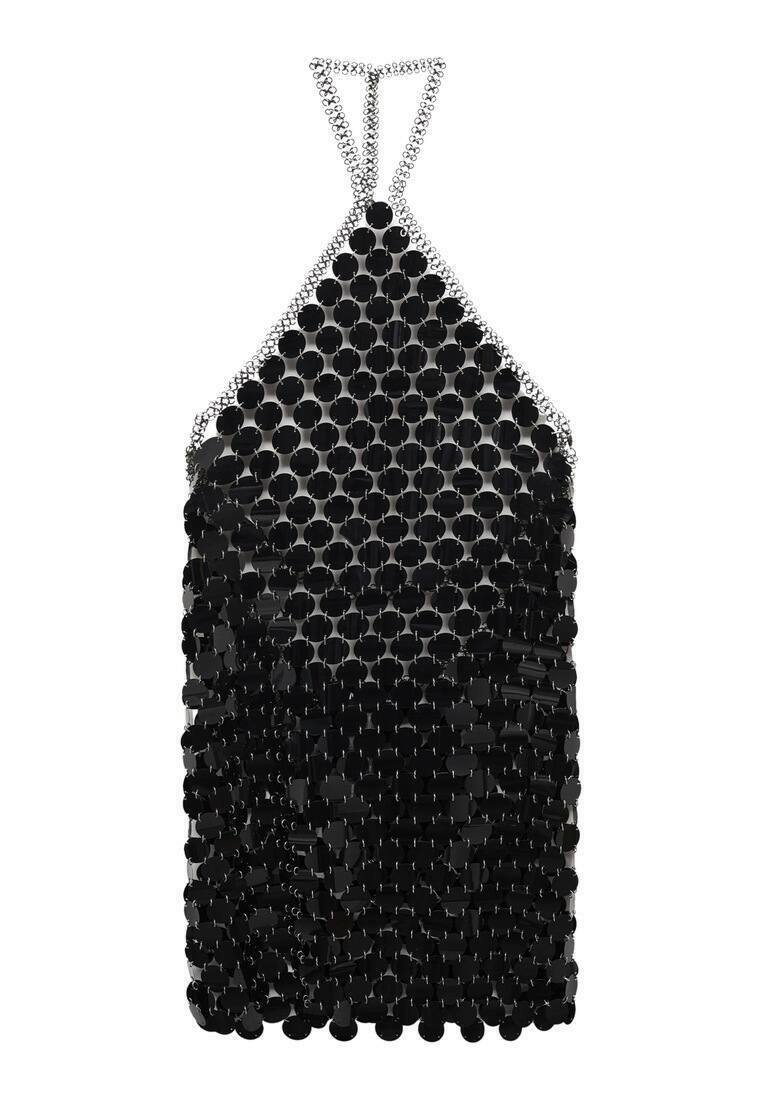 Mango Cocktailjurk zwart Mango Cocktailjurk zwart