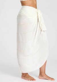 CRINKLE FRINGED - Accessoire de plage - cream