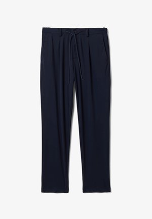 PIOMBO, REGULAR-FIT TROUSERS - Pantalones - navy blue