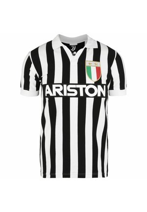 JUVENTUS TURIN 1984/1985 RETRO  - Poloshirt - black   white