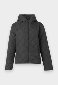 VIQUILA HOOD QUILTED SHORT JACKET - Giacca da mezza stagione - black