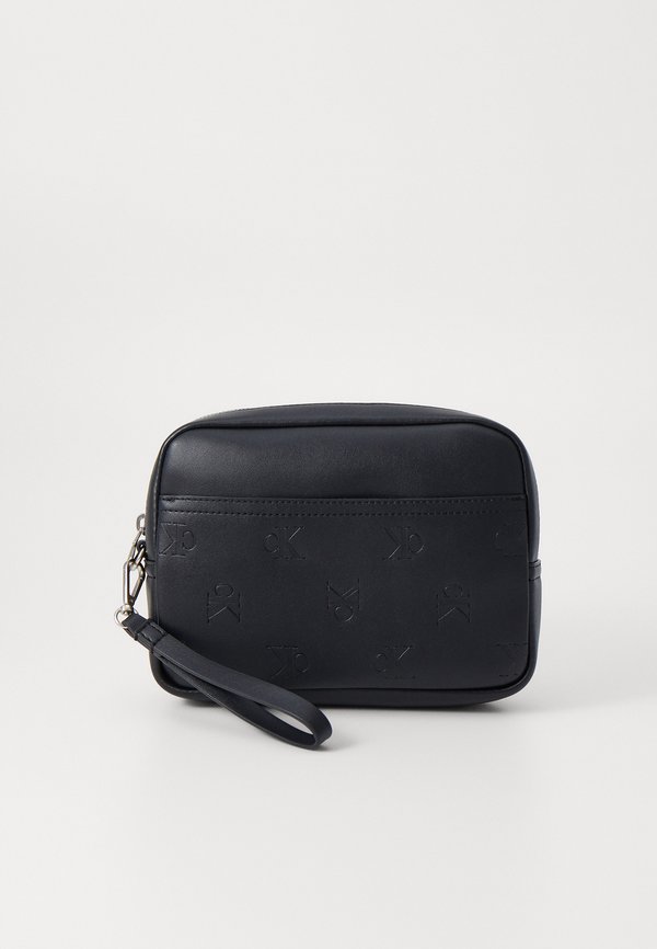 EMBOSS ZIP POUCH - Wash bag