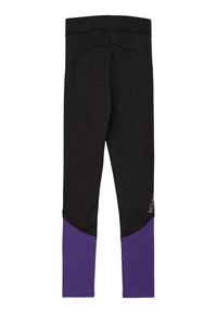 s.Oliver SLIM MIT SCHRIFTPRINT - Leggings - Hosen - schwarz