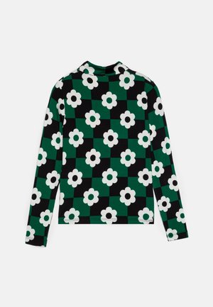 Långärmad tröja - dark green/multi-coloured