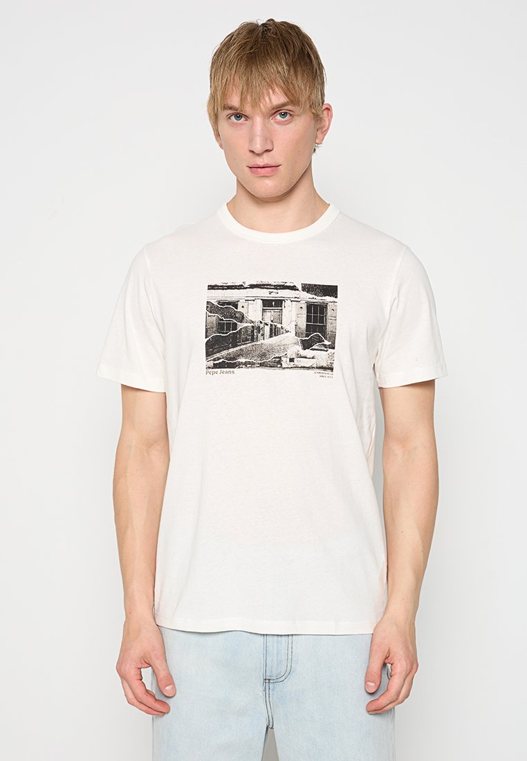 Pepe Jeans T-shirt print crème