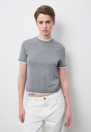 SHORT SLEEVE REGULAR FIT  - T-Shirt basic - light grey
