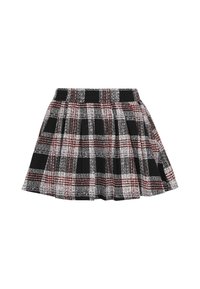 A-line skirt - black check