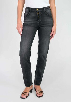 TAILLE HAUTE - Slim fit jeans - noir