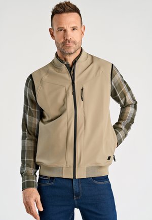 JACK´S SPORTSWEAR STRETCH WAISTCOAT - Weste - sand