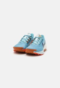Nike Performance REACTX PEGASUS 5 - Trail running shoes - denim turquoise/midnight navy/glacier blue/vintage coral/dark russet