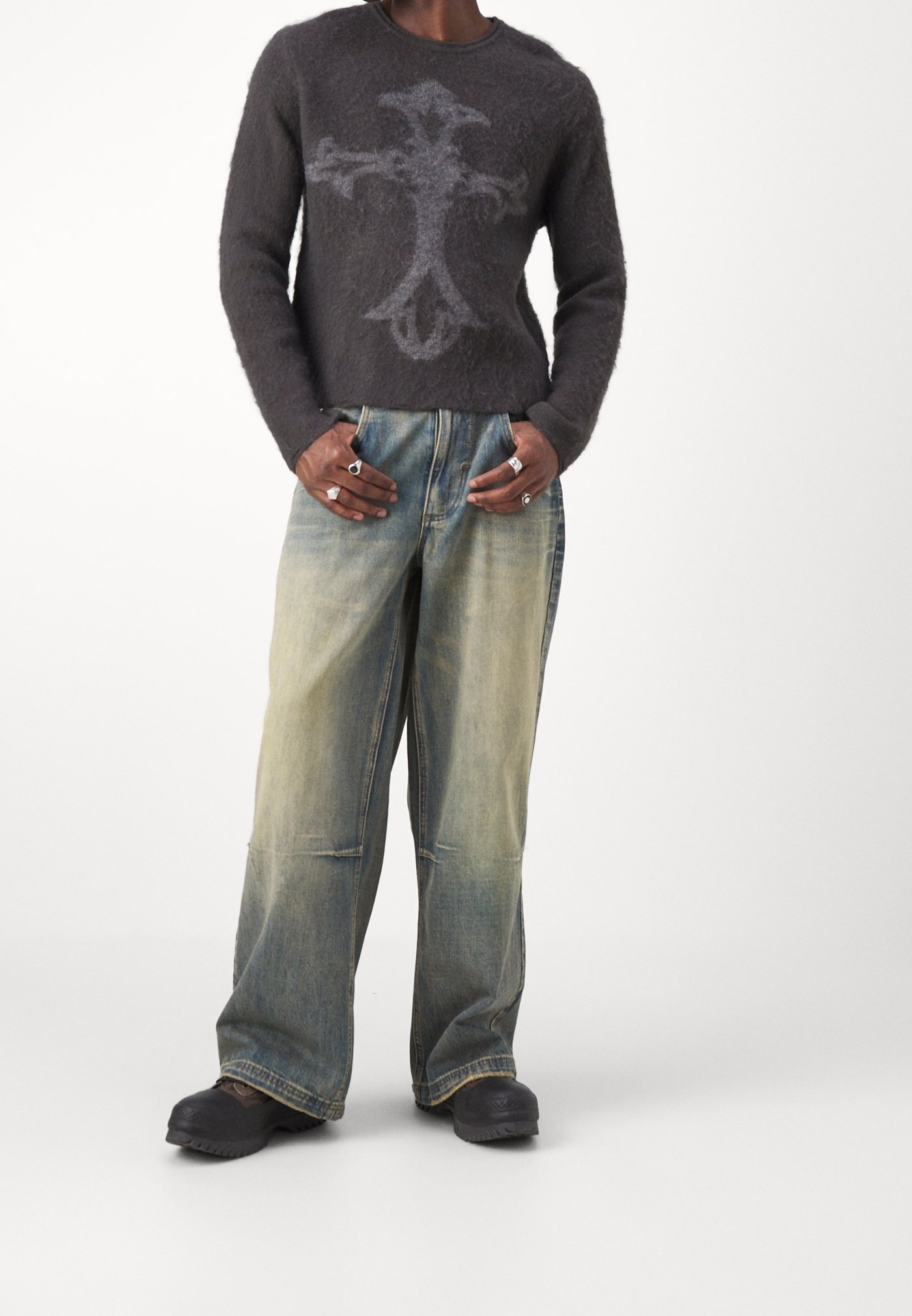Jaded London Jumper - black - (Pre-owned) - Zalando.ie