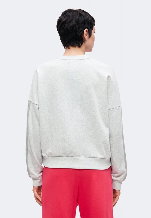 adidas ESSENTIALS 3 STRIPES - Sweatshirt - light grey heather/medium grey heather — foto 3