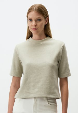 HALF TURTLENECK SHORT SLEEVE  - T-Shirt basic - green