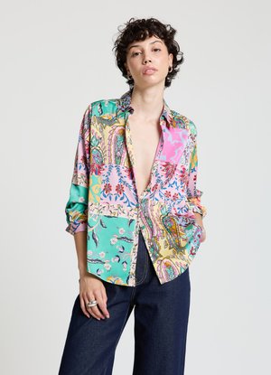 PATCHWORK - Chemisier - var rosa