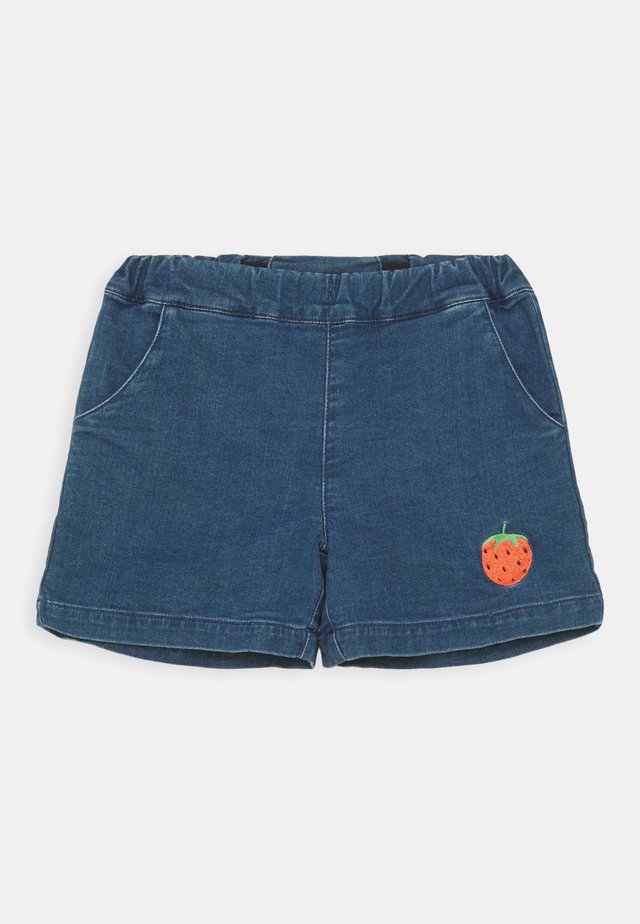 DENIM STRAWBERRY SHORTS UNISEX - Jeansshort - blue