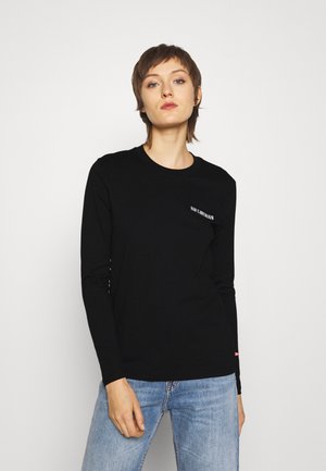 CASUAL TEE LONG SLEEVE - Long sleeved top - black logo