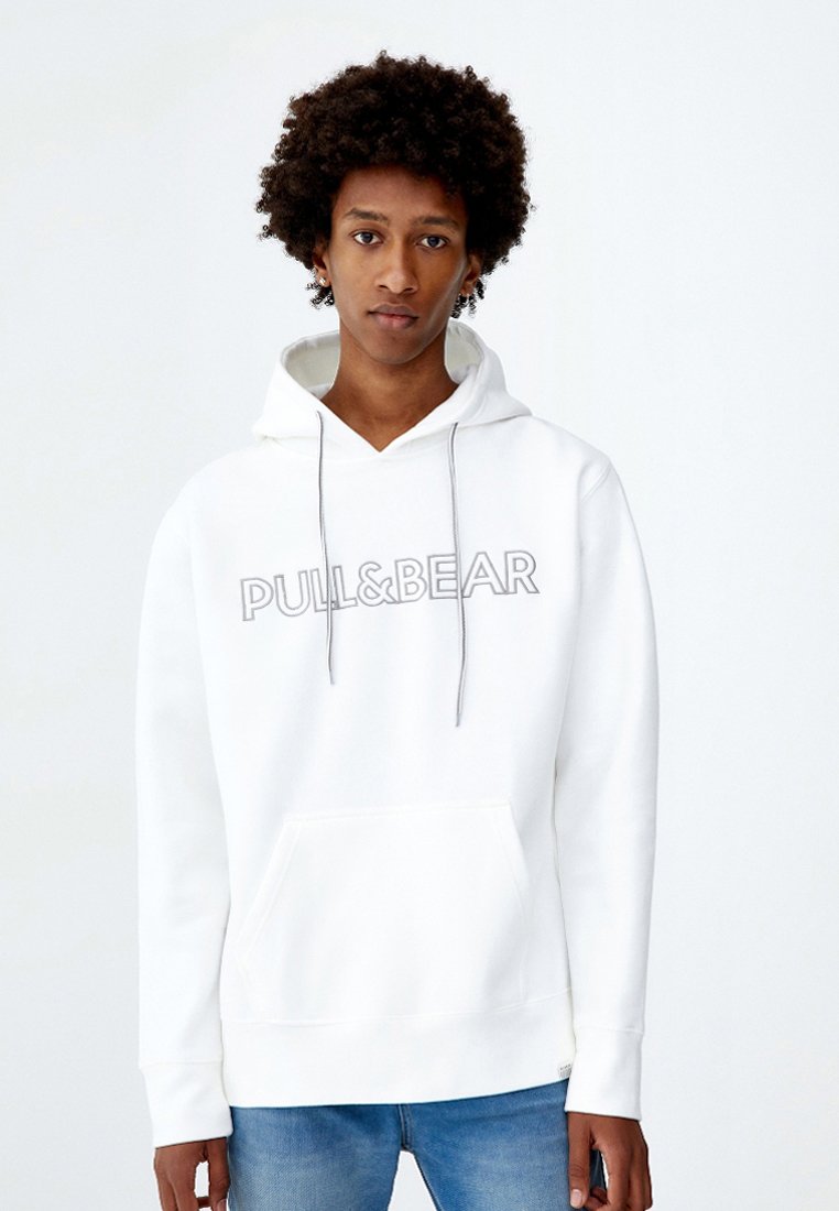 pull and bear white sweatshirt