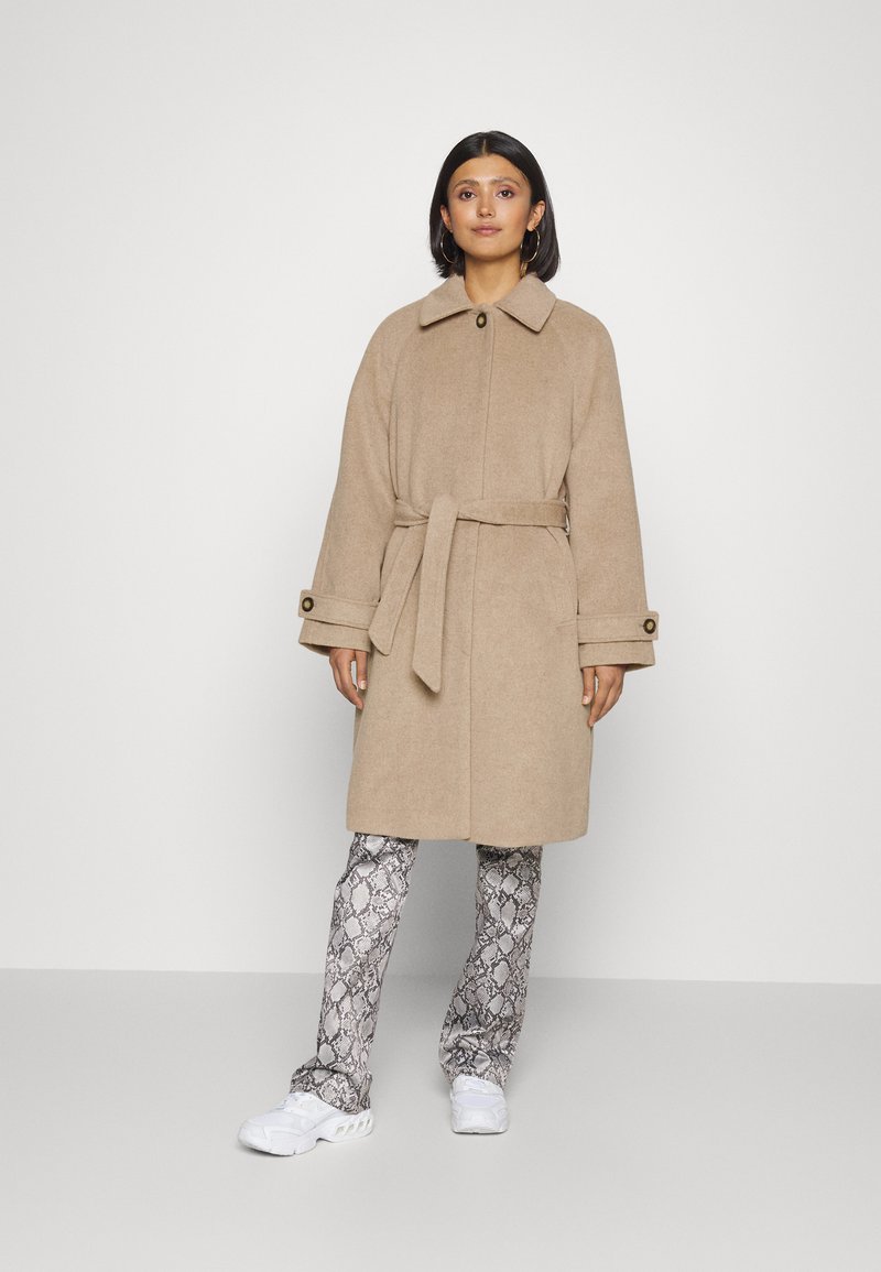 Vero Moda VMROSEMARY LONG COAT Classic coat silver mink melange