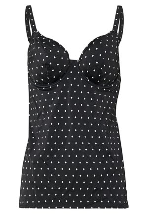 Freya, JEWEL COVE NON PADDED PLUNGE TANKINI - Bikinitop - black