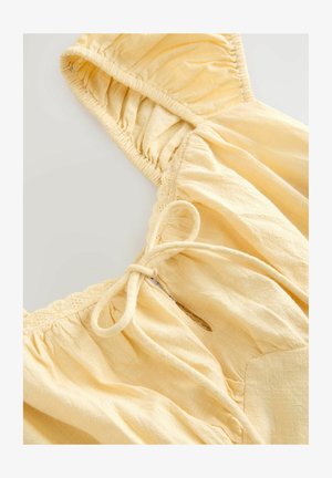 Next PUFF SLEEVE - Vardagsklänning - buttermilk yellow