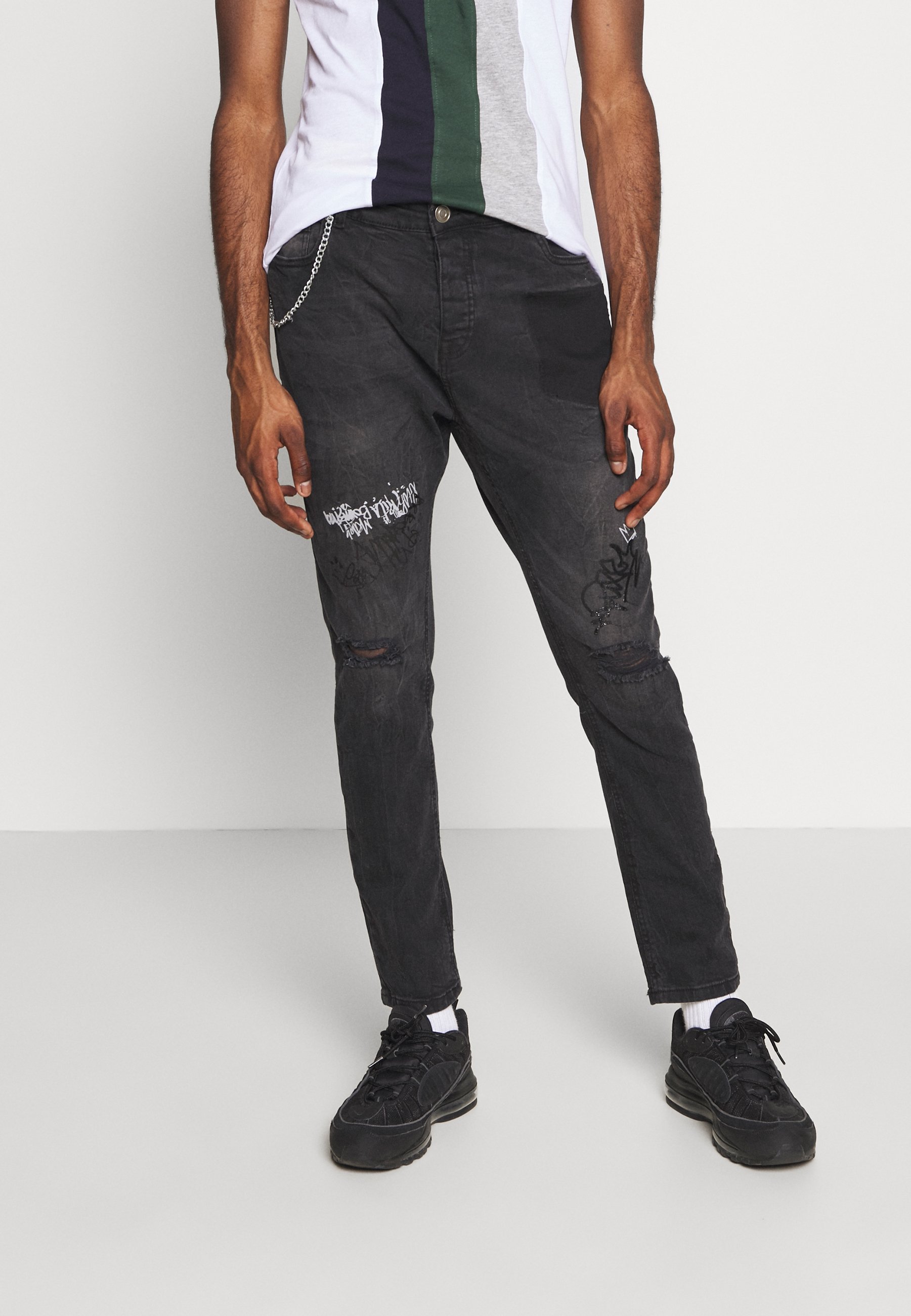 Brave Soul LARS Jeans Skinny Fit dark charcoal Zalando.no Brave Soul ANDRE - Jeans Skinny Fit - dark grey wash