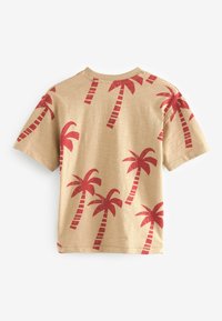 Next GRAPHIC SHORT SLEEVE 2 PACK STANDARD - Printtipaita - khaki stone palm