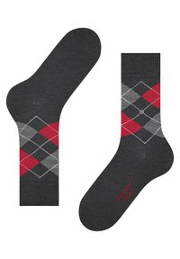 Burlington MANCHESTER - Strømper - anthracite mel
