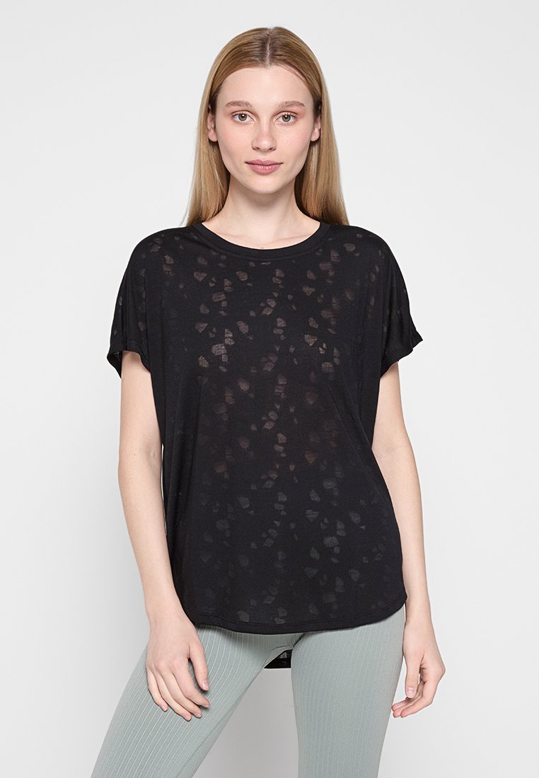 Only Play T-shirt basic zwart